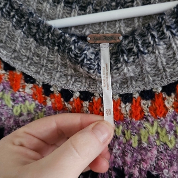 Free People Home for The Holidays Sweater. - Picture 7 of 9